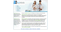 Desktop Screenshot of healthcareaudioinfo.com